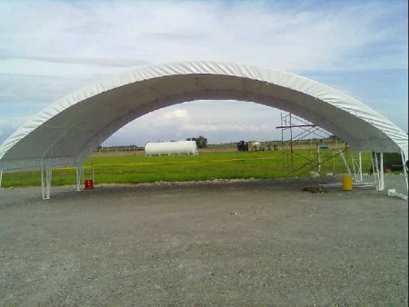 CARPA HANGAR 12X6 PARA PETROLERA